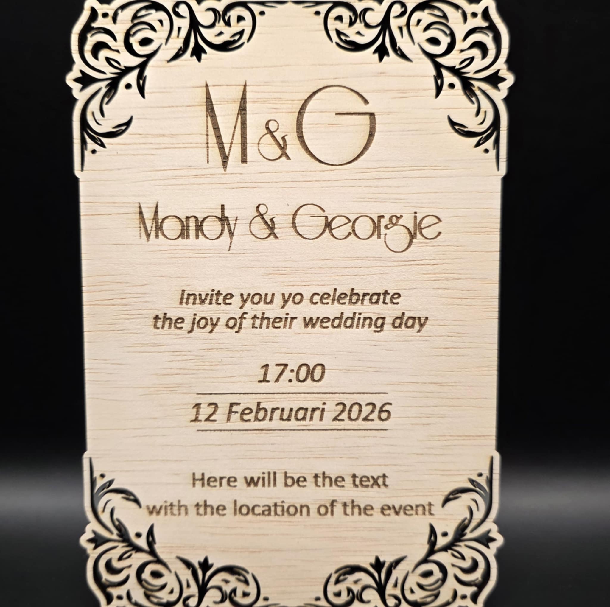 Wedding invitation